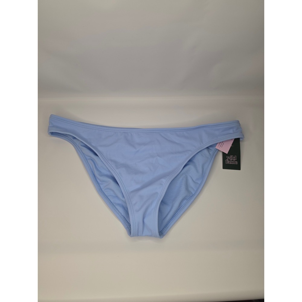 Wild Fable Medium Coverage Bikini Bottom Blue Large NWT
